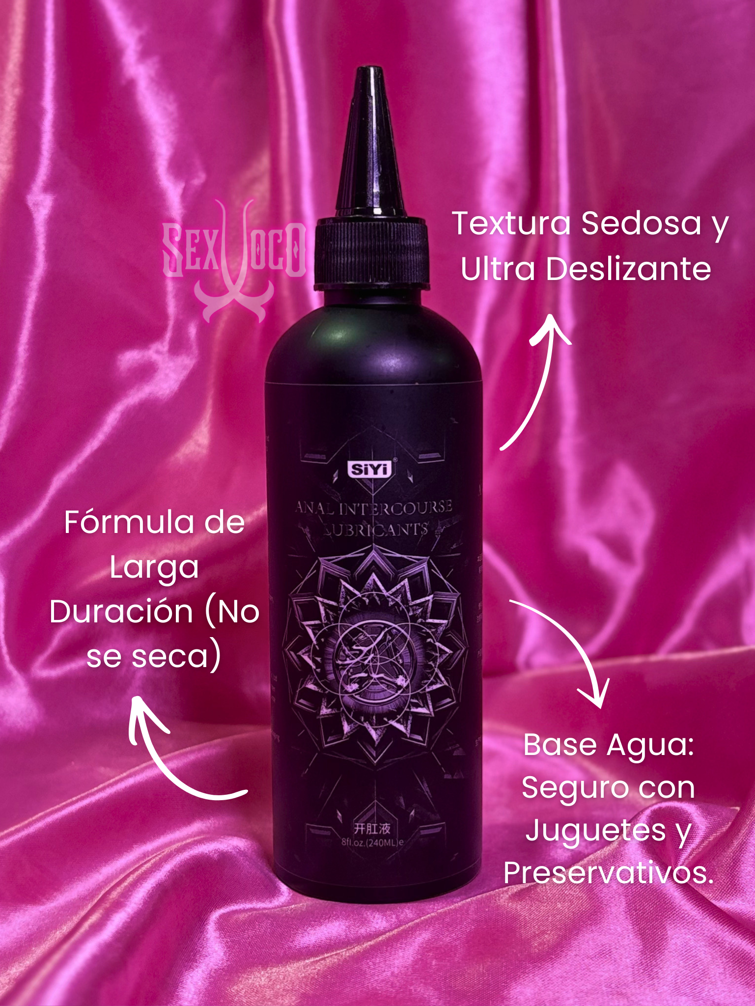 🖤 Lubricante SiYi Dark Premium: Deslizamiento Sin Límites 🌪️✨