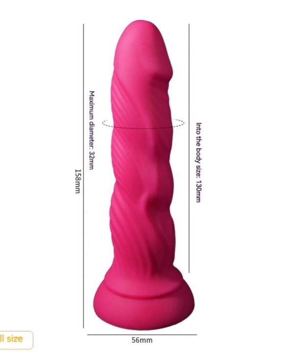 💖 DILDO "SPIRAL WAVES": TEXTURA Y PLACER SIN COMPLICACIONES