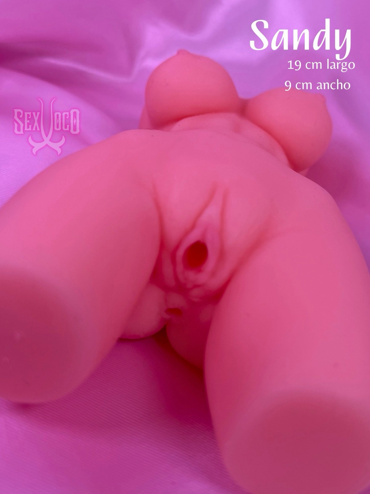 Sandy Mini Torso Masturbador | 19 cm - Imagen 2