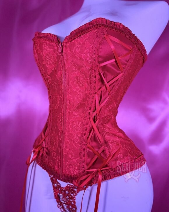 Corset Strapless de Encaje | Cierre y Cordones