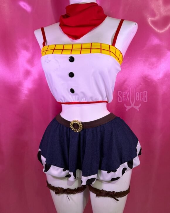 Disfraz Sexy de Vaquerita Jessie con Mini Falda | Sex Xoco
